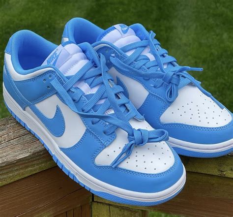 goat blue dunks shoes.